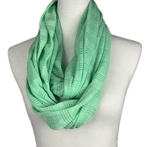 Loop Infinity Scarf Pale Mint Green Casual Lightweight OS
